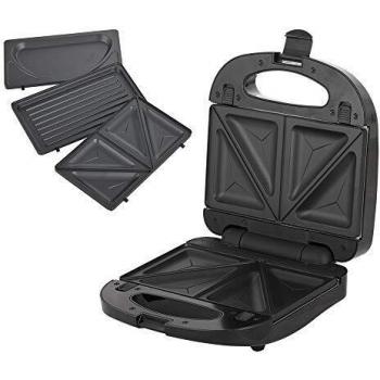 SANDWICHERA 3 EN 1 750W EDM BLACK EDITION
