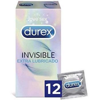 Durex Invisible Extra Lubricado 12 Preservativos