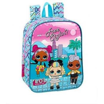 LOL Surprise Hearts Mochila guardería niña Adaptable Carro, Multicolor, Unica