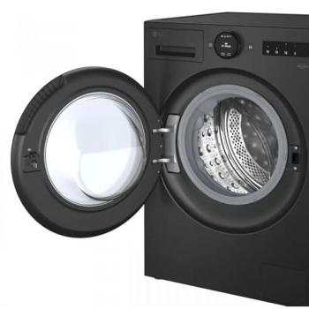 Lavadora 13kg AI DD™ Serie X7 Clase A-40% 1400 RPM Wi-Fi TurboWash Vapore Negro - LG F4X7013TBB