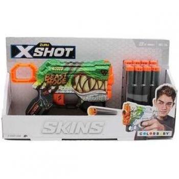 Pistola Menace X-SHOT con 8 dardos +8A Beast Mode