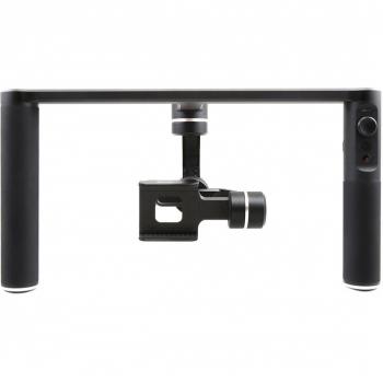 feiy utech SPG + 3 de Axis Dual Handle Cámara Gimbal con Five Screw puertos para flash Tripod Phone Clip Negro