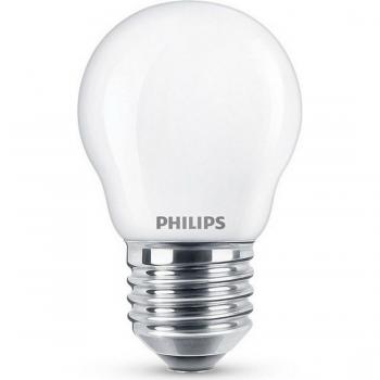 Bombilla LED esférica E27 6,5W 806Lm 4000K luz día PHILIPS