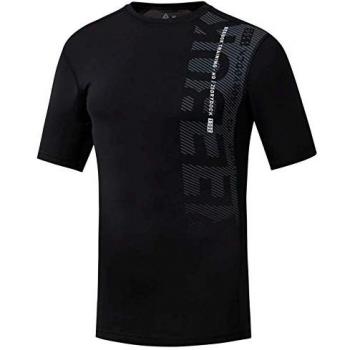 Reebok Ost SS Graphic Comp tee Camiseta, Hombre, Negro, M