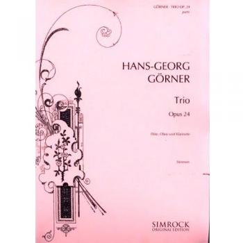 Woodwind trio op. 24 clarinette-ensemble de partitions