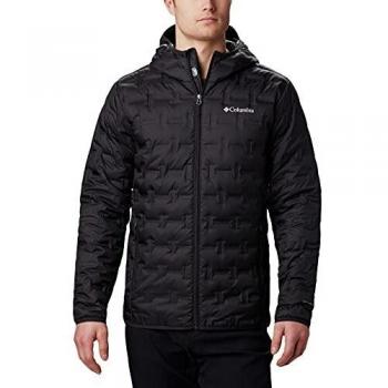 Columbia Delta Ridge Down Hooded Jacket, Black, M