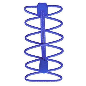 Nathan Run Laces - Blue and White, Quick Installation, Secure Attachment System