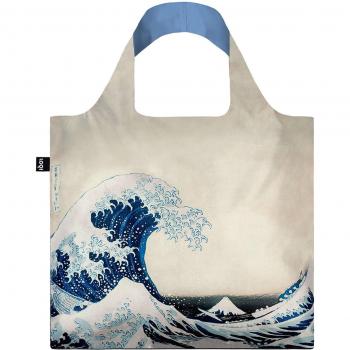 LOQI Museum Collection Recycled Bag - The Great Wave off Kanagawa by Katsushika Hokusai