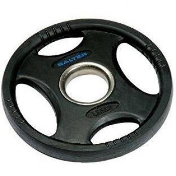 Salter D-271 - Discos de caucho, color negro, diámetro 50 mm, peso 1.25 kg