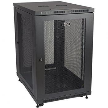Tripp Lite 18U Rack Enclosure Server Cabinet 33 Deep w/ Doors & Sides 453 kgs Capacity