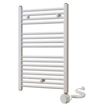 Radiador Secatoallas Eléctrico Blanco 80x50 cm con Termostato Fácil de Usar