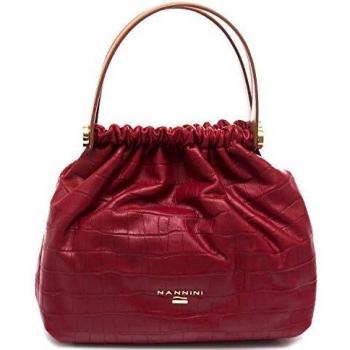 Nannini Bolso mujer lovely coco cocodrilo bolso fucsia Talla única