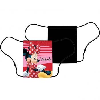 Saco Mochila Minnie Disney 40x35cm - Mochila saco cordones 40cm de Minnie Mouse