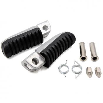 sourcing map Antideslizant Reposapies Frontal Pedal para Moto Ninja Zephyr Versys