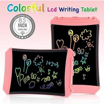 TEKFUN Tablet para niños 8.5 Pulgadas,Tableta de Escritura LCD de con Bloqueo de Pantalla borrable y función Reutilizable,Portatiles, Pizarra Luminosa niños,Juegos educativos