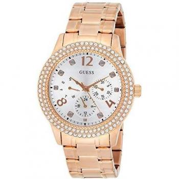 Guess Womens Analogue Quartz Watch with Stainless Steel Strap W1097L3