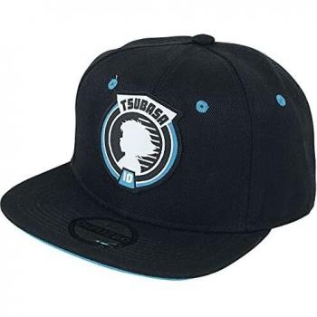 Difuzed Tsubasa 10 Logo Patch Snapback Gorra de bisbol, Negro, Taille Unique para Hombre