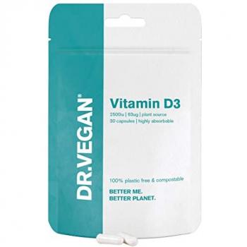 Dr Vegan Vitamin D3 2500iu Capsules 30 Capsules