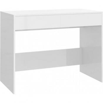 Escritorio de Aglomerado Blanco Brillante 101x50x76.5cm