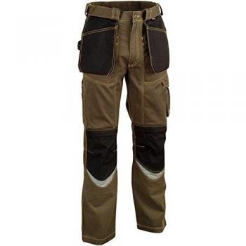 Cofra V064-0-00.Z52 Carpenter - Pantalones de Trabajo, Color Gris y Negro, Talla 52