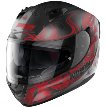 Casco Integral Nolan N60-6 Muse Gris-Rojo-Negro