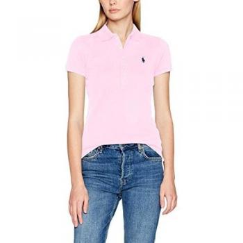 Polo Ralph Lauren Stretch Mesh/Julie Polo, Camiseta para Mujer, Rosa