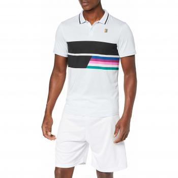 Nike RF M NKCT ADV Polo CLSSC Shirt de Tenis, Hombre, Half Blue Void/