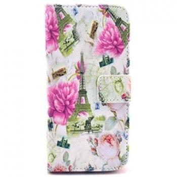 Alefant Impresión de Flip portatil estilo funda con tarjetero para iPhone 6 Plus 5.5 pulgadas Funda Carcasa Funda, Blume Turm