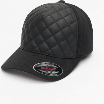 Flexfit Diamond Quilted Black Cap