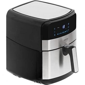 Camry CR6311 Freidora de Aire Caliente sin Aceite, 5 Litros, Airfryer, 8 Programas de Cocción, Panel Digital, Regulador de Temperatura 80-200°C