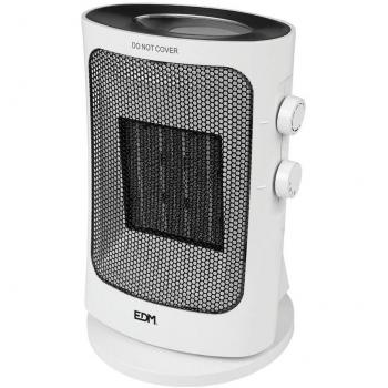 Calefactor vertical oscilante 1000-1500w color gris EDM