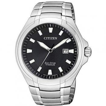 Reloj de Hombre Citizen Eco-Drive Super Titanium BM7430-89E con Dial Negro 42mm 10ATM