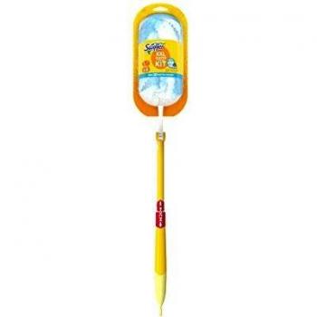Kit Swiffer Dusters Plumero XXL con 2 recambios, plumero de microfibra, mango extensible, diseño ergonómico y capacidad para atrapar polvo y alérgenos