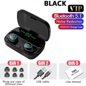 Auriculares Inalámbricos TWS M10 Estéreo 5.1, Impermeables, 2200mAh con Estuche de Carga para Xiaomi