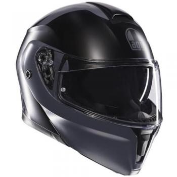 AGV Streetmodular E2206 Resia Casco Modular Mate Negro/Gris (L)