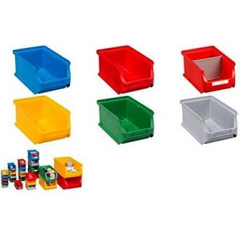 Caja de almacenamiento abierta Allit ProfiPlus Box 2, PP, transparente, dimensiones l x a x h 160 x 100 x altura variable