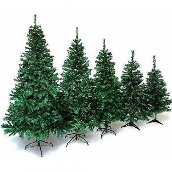 Árbol de Navidad Artificial Tradicional Verde 150 cm - 452 Ramas, Soporte Metálico, PVC Ignífugo, Incluye Guantes