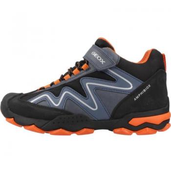Zapatillas Deportivas Niño Geox Modelo J Buller Color Negro C4B2T