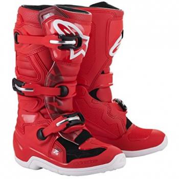 Alpinestars Botas de Cross Tech 7S Niño Rojo, características: botas juveniles de motocross, color rojo, talla 34