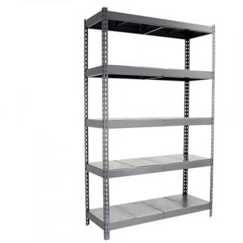 Estantería Metálica de Almacenaje SimonRack, 2000x1800x600 mm, 5 Baldas, Soporta 400 kg de Punto Flexión por balda, Gris/Galvanizado