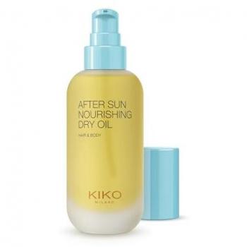 KIKO Milano After Sun Nourishing Dry Oil 100ml, Aceite seco hidratante y nutritivo para cuerpo y cabello