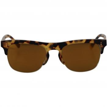 Dolce & Gabbana Brown Gold Acetate Havana DG430A Sunglasses, Chic Acetate Designer Sunglasses, Multicolor female, Size: ONE SIZE