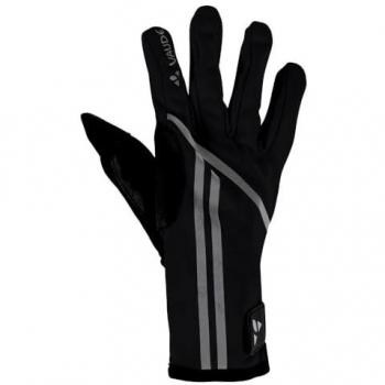 Guantes largos Vaude Posta Warm negro gris - Talla 9
