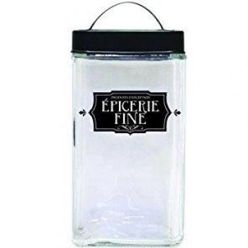 Lily Cook-Tarro KA1502 cuadrado cristal, color transparente, 10 x 10 x 17 cm, 950 ml