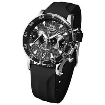 Reloj de Mujer Vostok Europe Undine Cronógrafo Edición Limitada VK64-515A523 con Brazalete de Piel de Vaca