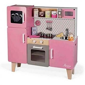 JANOD Maxi Cocina de Madera Macaron, multicolor, Talla Única