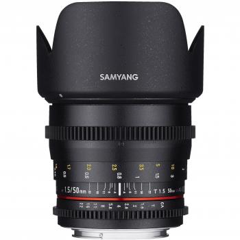 Samyang F1311109101 - Objetivo para vídeo VDSLR para Micro Cuatro Tercios