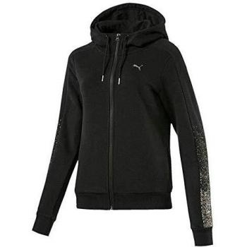Puma Rebel FZ Hoody TR Sudadera, Mujer, Black, XS