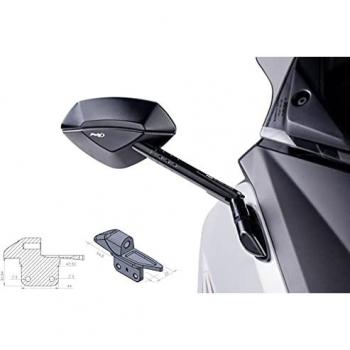 Adaptador de Espejo Retrovisor Puig para Carenado - Negro - Unisex