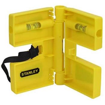 Stanley Nivel Forma de Esquina, 3 Burbujas, 0-47-720, Negro, Amarillo